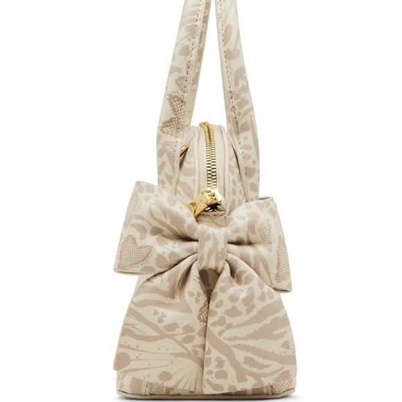 Betsey Johnson Beige Patterned Satchel - Picture 2 of 6